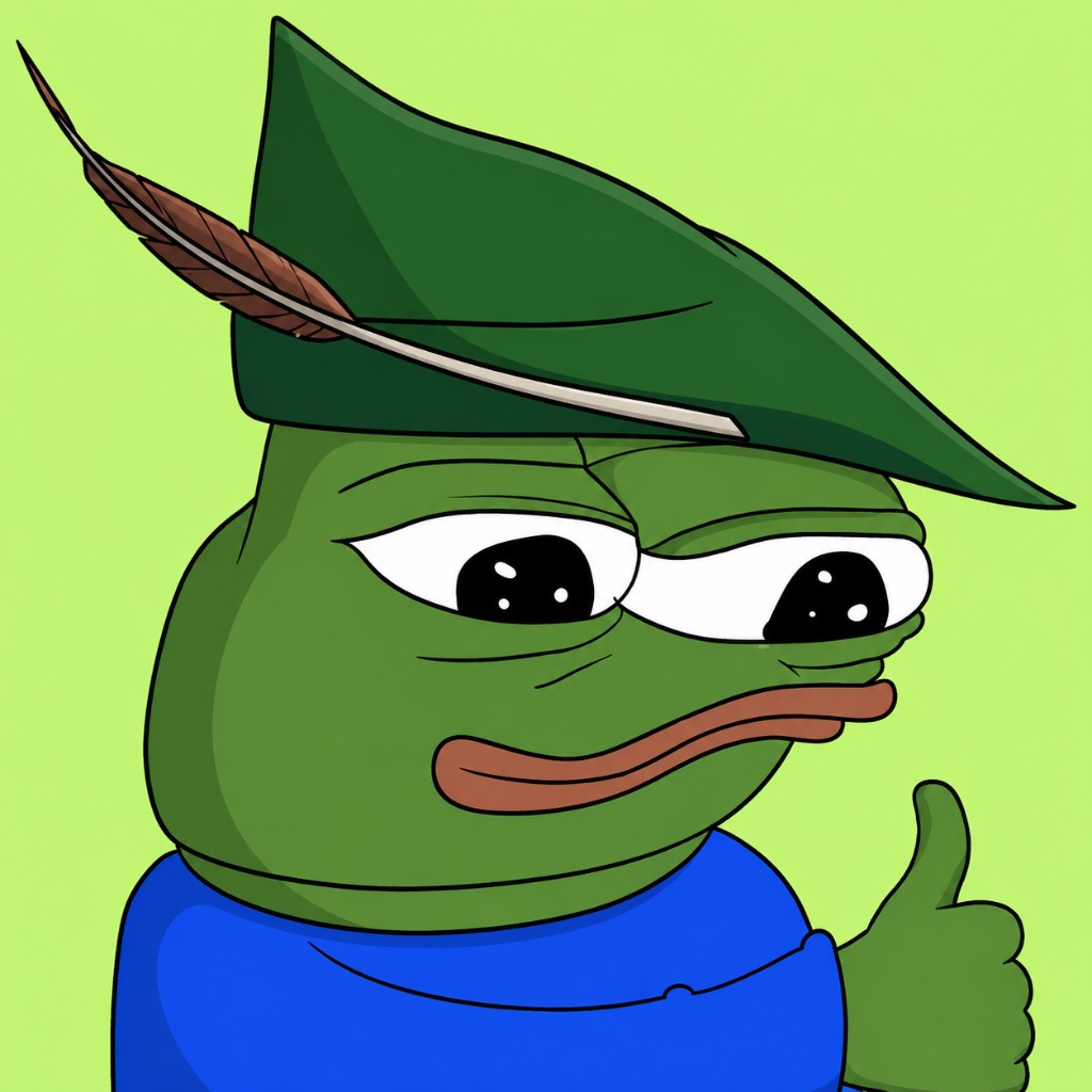 Robinhood Pepe — original art